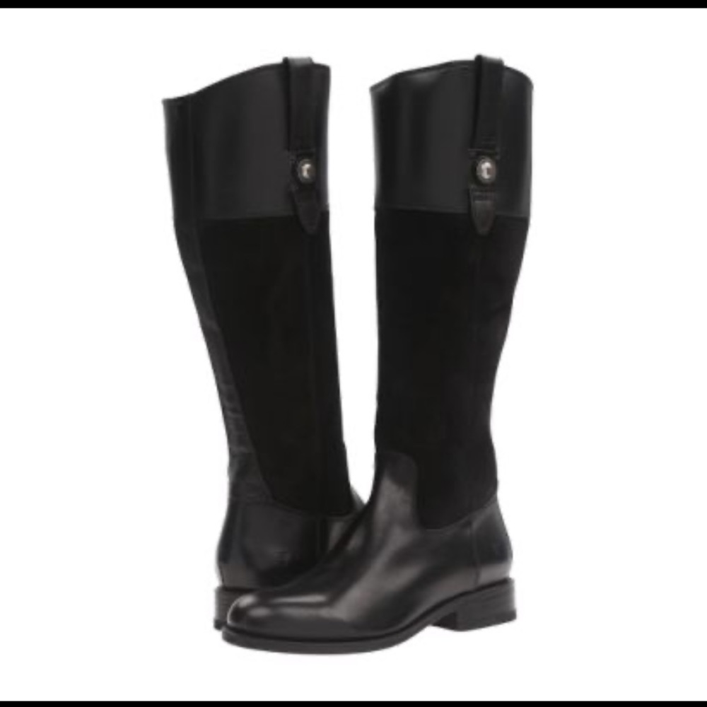 Frye suede and leather boots